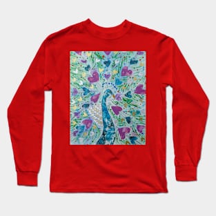 Peacock of Love Long Sleeve T-Shirt